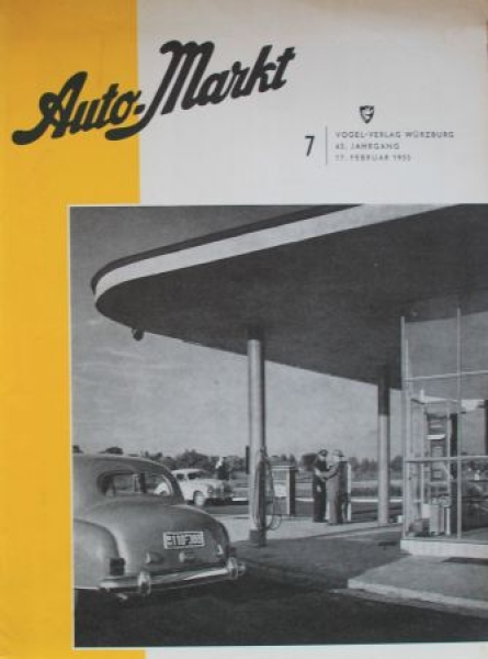 "Auto Markt" Vogel Automobile-Magazine 1955 Borgward Motive (5204)